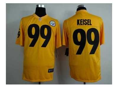 Nike jerseys pittsburgh steelers #99 keisel yellow[game]