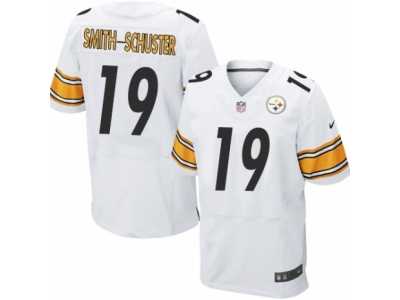 Men's Nike Pittsburgh Steelers #19 JuJu Smith-Schuster Elite White NFL Jersey