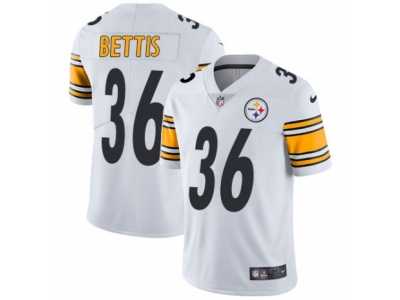 Men's Nike Pittsburgh Steelers #36 Jerome Bettis Vapor Untouchable Limited White NFL Jersey