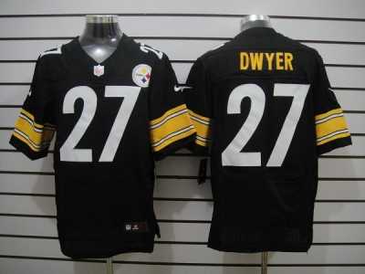 Nike NFL Pittsburgh Steelers #27 Dwyer Black Jerseys(Elite)