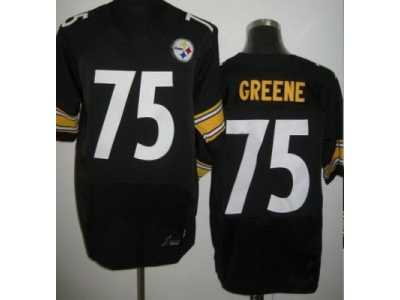 Nike NFL Pittsburgh Steelers #75 Joe Greene Black Jerseys[Elite]