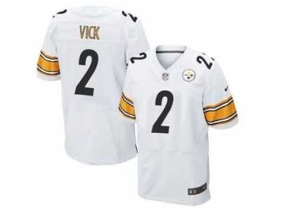Nike Pittsburgh Steelers #2 vick white jerseys[Elite]