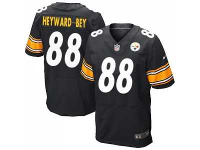 Nike Pittsburgh Steelers #88 Darrius Heyward-Bey Black New Jerseys(Elite)