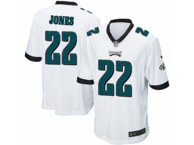 Men's Nike Philadelphia Eagles #22 Sidney Jones Game White NFL Jersey
