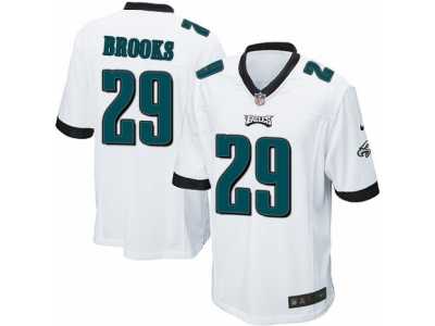 Men\'s Nike Philadelphia Eagles #29 Terrence Brooks Game White NFL Jersey