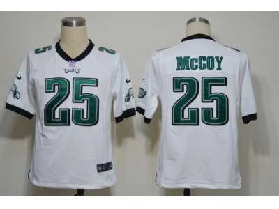 NIKE NFL Philadelphia Eagles #25 LeSean McCoy White Game Jerseys