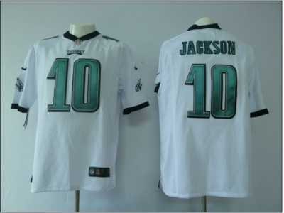Nike NFL Philadelphia Eagles #10 DeSean Jackson White Game Jerseys