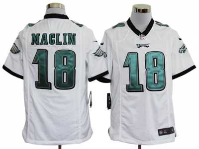Nike NFL Philadelphia Eagles #18 Jeremy Maclin White Game Jerseys