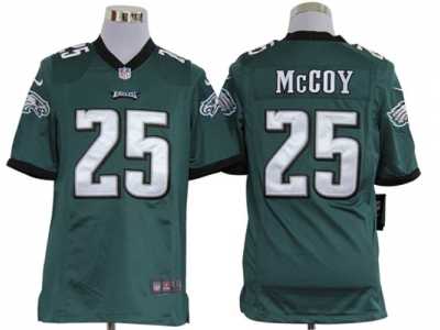 Nike NFL Philadelphia Eagles #25 LeSean McCoy Green Game Jerseys