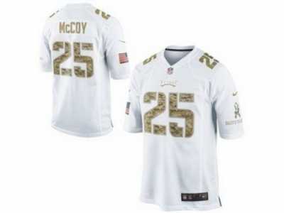 Nike Philadelphia Eagles #25 LeSean McCoy White Jerseys[game USA]