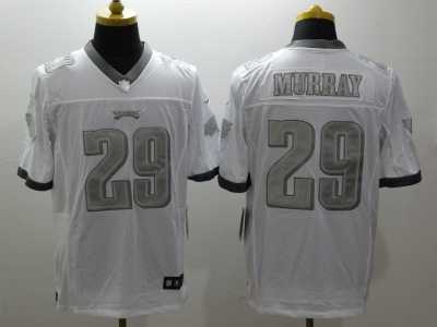 Nike Philadelphia Eagles #29 DeMarco Murray Platinum White Jerseys(Game)