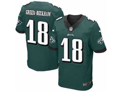 Men's Nike Philadelphia Eagles #18 Dorial Green-Beckham Elite Midnight Green Team Color NFL Jersey