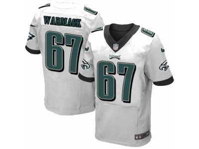Men\'s Nike Philadelphia Eagles #67 Chance Warmack Elite White NFL Jersey
