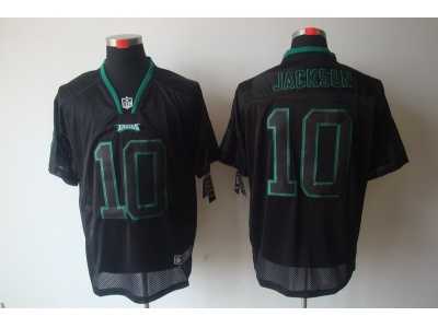 Nike NFL Philadelphia Eagles #10 DeSean Jackson Black Jerseys[Elite lights out]