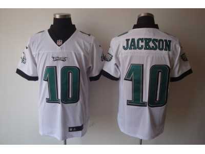 Nike NFL Philadelphia Eagles #10 DeSean Jackson white Elite jerseys