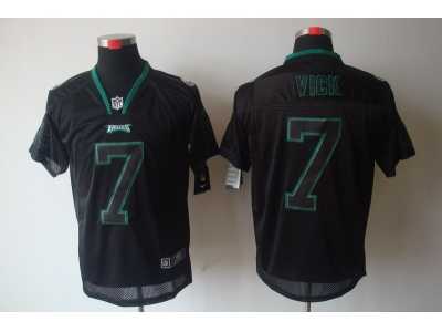 Nike NFL Philadelphia Eagles #7 Michael Vick Black Jerseys[Elite lights out]