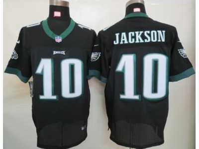 Nike NFL philadelphia eagles #10 jackson black Elite jerseys