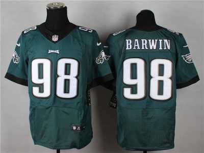 Nike NFL philadelphia eagles #98 barwin green jerseys(Elite)