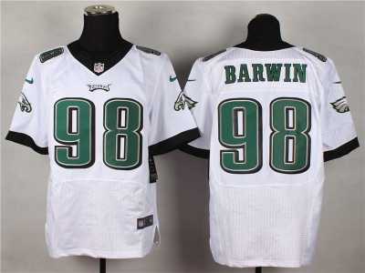 Nike NFL philadelphia eagles #98 barwin white jerseys(Elite)