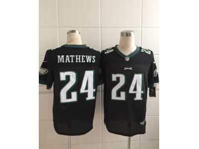 Nike Philadelphia Eagles #24 Mathews black jerseys[Elite Mathews]