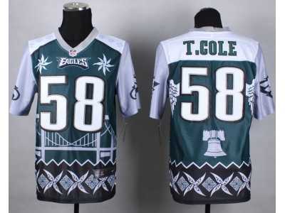 Nike Philadelphia Eagles #58 Trent Cole Jerseys(Style Noble Fashion Elite)