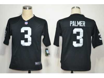 NIKE NFL Oakland Raiders #3 Carson Palmer Black Game Jerseys