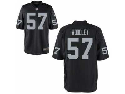 Nike jerseys oakland raiders #57 woddley black[game]