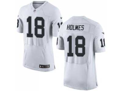 Nike Oakland Raiders #18 Andre Holmes white Jerseys(Elite)