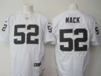 Nike Oakland Raiders #52 Khalil Mack White New Jerseys(Elite)