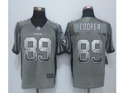 Nike Oakland Raiders #89 Amari Cooper grey jerseys(Drift Fashion Elite)