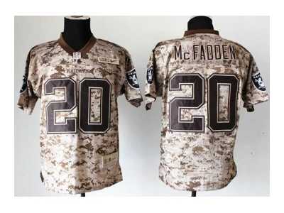 Nike jerseys oakland raiders #20 darren mcfadden camo[2013 new Elite][USMC]