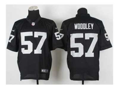 Nike jerseys oakland raiders #57 woddley black[Elite]