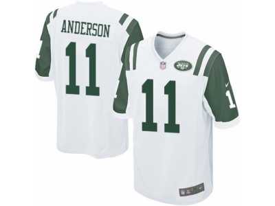 Men's Nike New York Jets #11 Robby Anderson Game White NFL Jersey