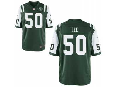 Men's Nike New York Jets #50 Darron Lee Game Green Team Color NFL Jersey