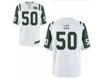 Men's Nike New York Jets #50 Darron Lee Game White NFL Jersey
