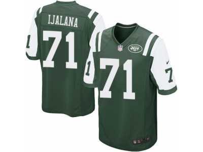 Men's Nike New York Jets #71 Ben Ijalana Game Green Team Color NFL Jersey