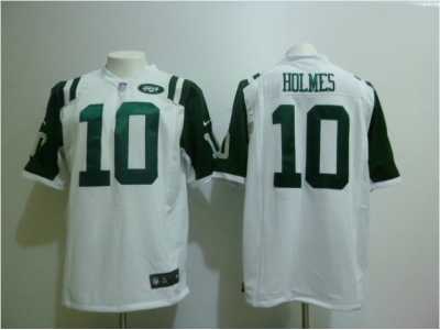 Nike NFL New York Jets #10 Santonio Holmes White Game Jerseys