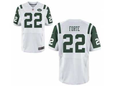 Nike NFL New York Jets #22 Matt Forte White Elite stitched jersey