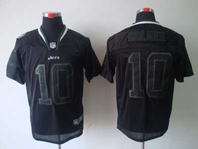 Nike NFL new york jets #10 pennington black jerseys[Elite lights out]