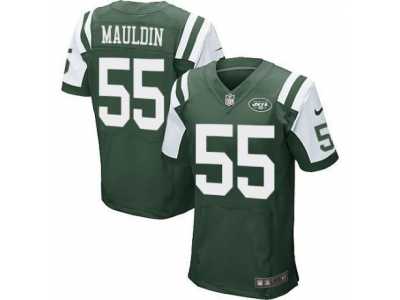 Nike New York Jets #55 Lorenzo Mauldin Green Jerseys(Elite)