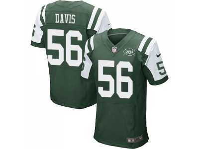 Nike New York Jets #56 Demario Davis Green jerseys(Elite)