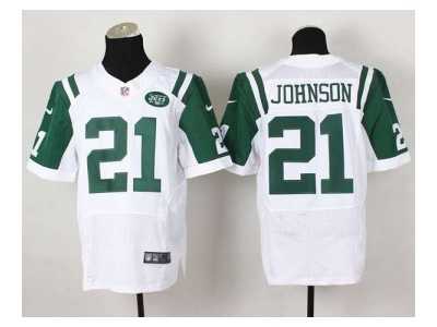 Nike jerseys new york jets #21 johnson white[Elite][johnson]