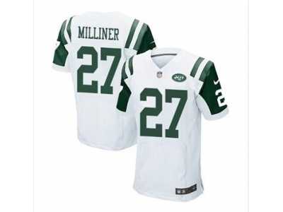 Nike jerseys new york jets #27 dee milliner white[Elite]