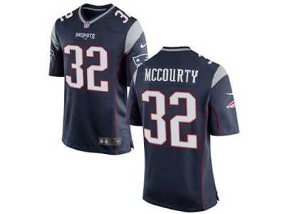 Men's Nike New England Patriots #32 Devin McCourty Game Navy Blue Team Color NFL Jersey
