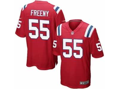 Men's Nike New England Patriots #55 Jonathan Freeny Game Red Alternate NFL Jersey