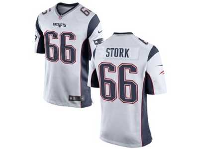 Men's Nike New England Patriots #66 Bryan Stork Game White NFL Jersey