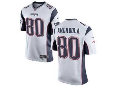 Men's Nike New England Patriots #80 Danny Amendola Game White NFL Jersey