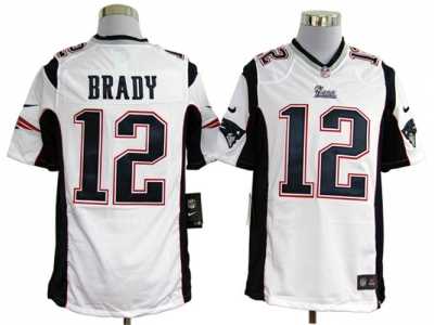 Nike NFL new england patriots #12 tom brady white Game Jerseys