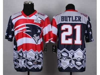 2015 Super Bowl XLIX Nike New England Patriots #21 butler Jerseys(Style Noble Fashion Elite)