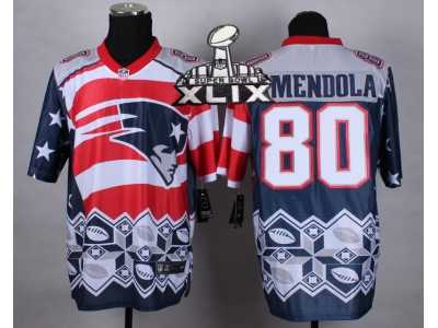 2015 Super Bowl XLIX Nike New England Patriots #80 Danny Amendola Jerseys(Style Noble Fashion Elite)